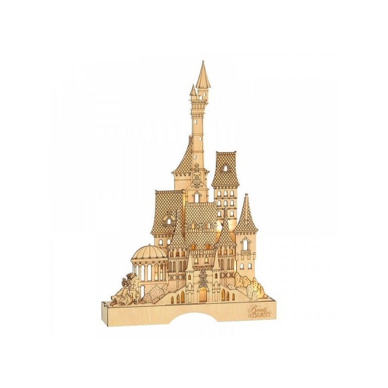 Disney Dept.56 Chateau Illuminé La Belle Et La Bête