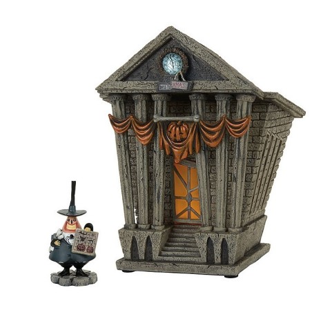 Figurine Halloween Town City Hall Disney Dept.56 L’étrange Noël De Monsieur Jack