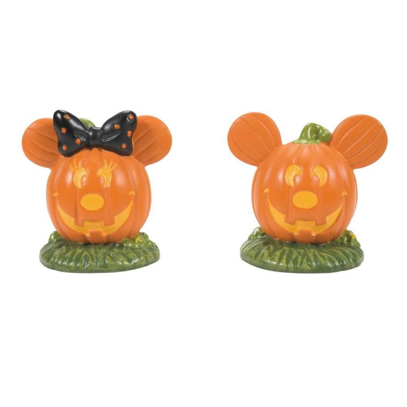 Disney Village Topiaires Mickey & Minnie Citrouilles