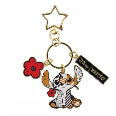 Disney Britto Porte Clé En Metal Stitch Midas