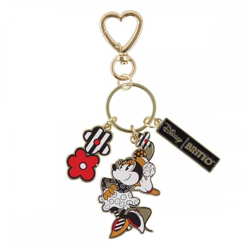 Disney Britto Porte Clé En Metal Minnie Midas