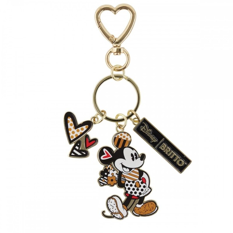 Disney Britto Porte Clé En Metal Mickey Midas