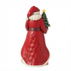 Figurine Père Noël Sapin Lumineux Jim Shore Heartwood Creek