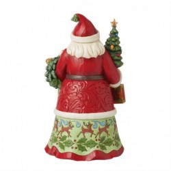 Figurine Père Noël Sacs Cadeaux Jim Shore Heartwood Creek